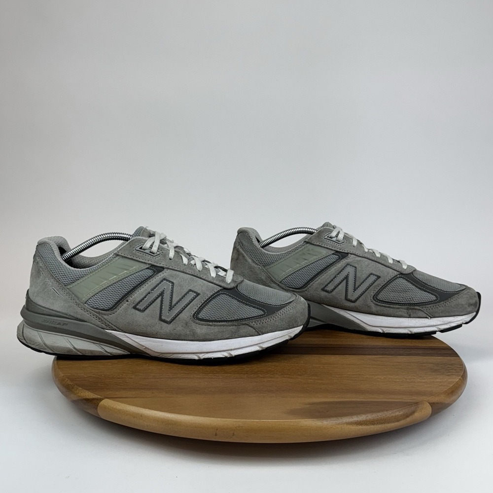 Mens New Balance 990v5‎ USA Gray Athletic Running Sneakers Shoes Size 11.5 EEEE